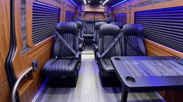 18 passenger sprinter van interior gresham