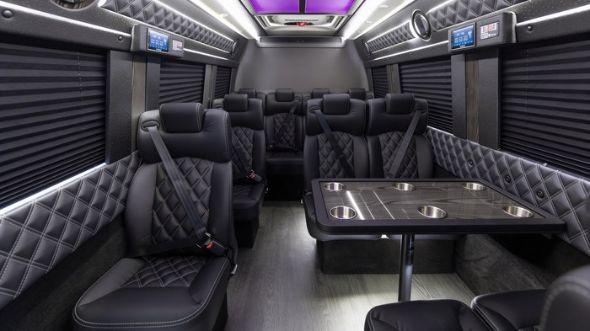 salem 15 passenger sprinter van interior