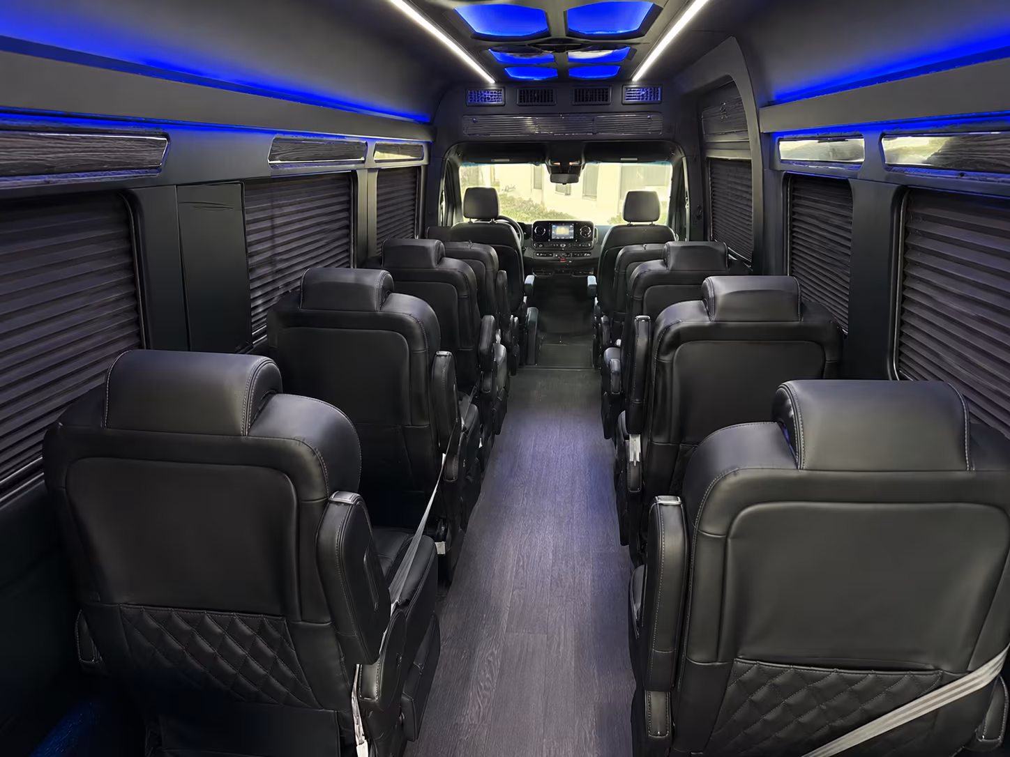 salem 10 passenger sprinter van inside