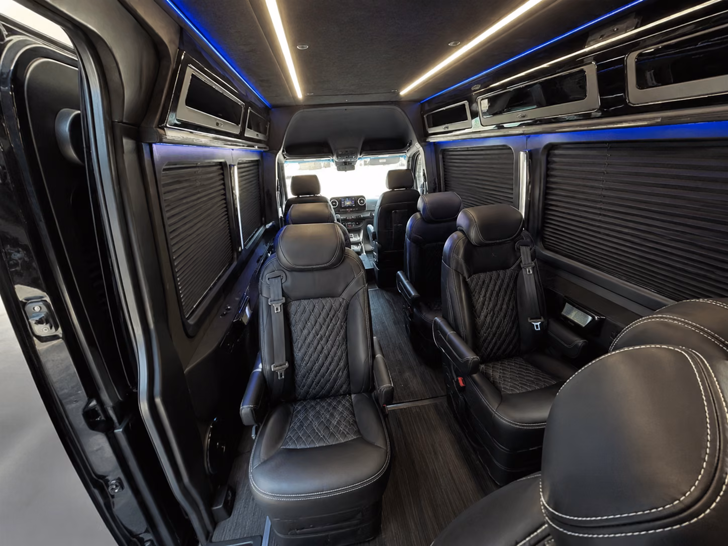 salem 10 passenger sprinter van interior