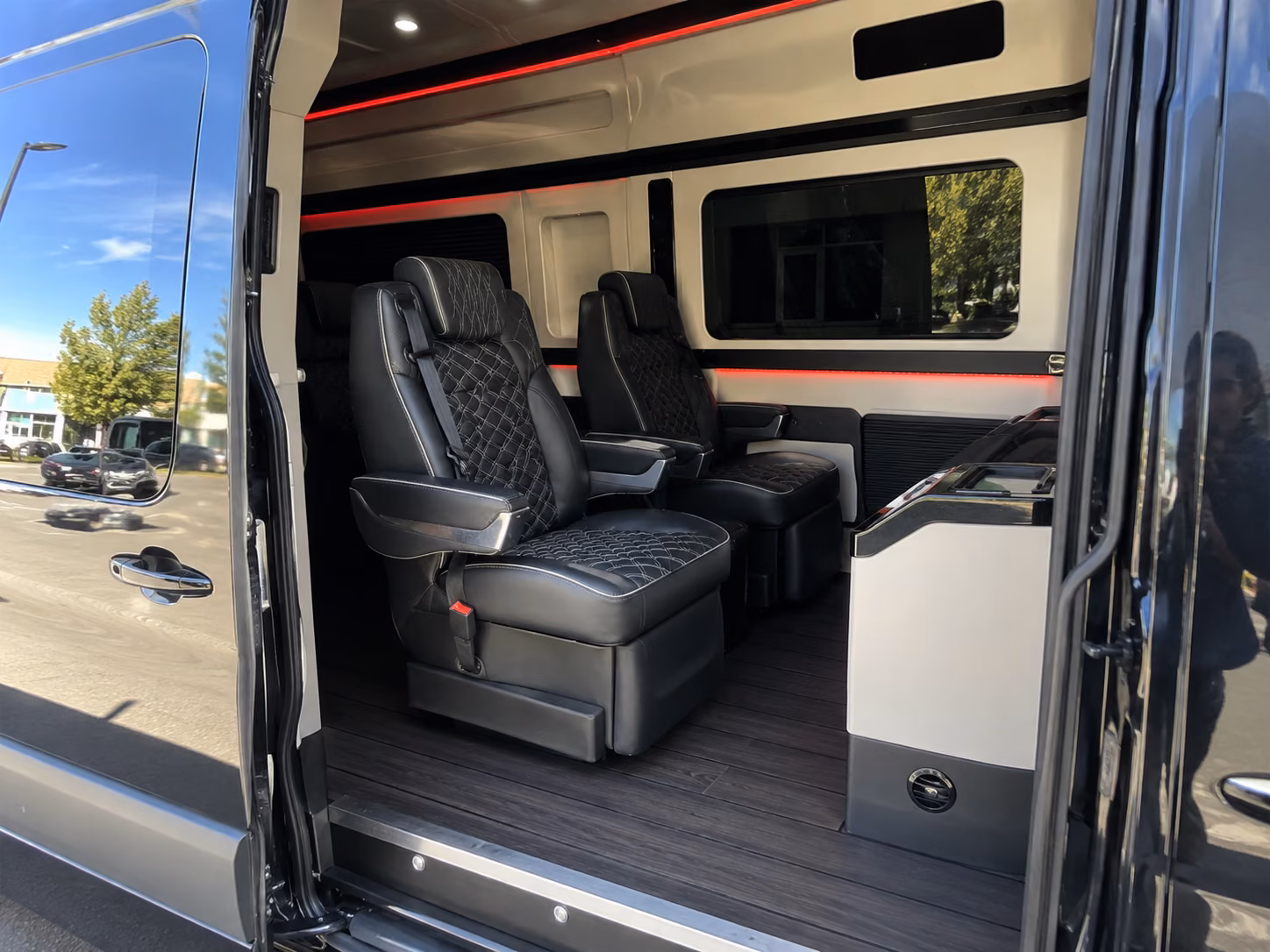 salem 15 passenger sprinter van inside