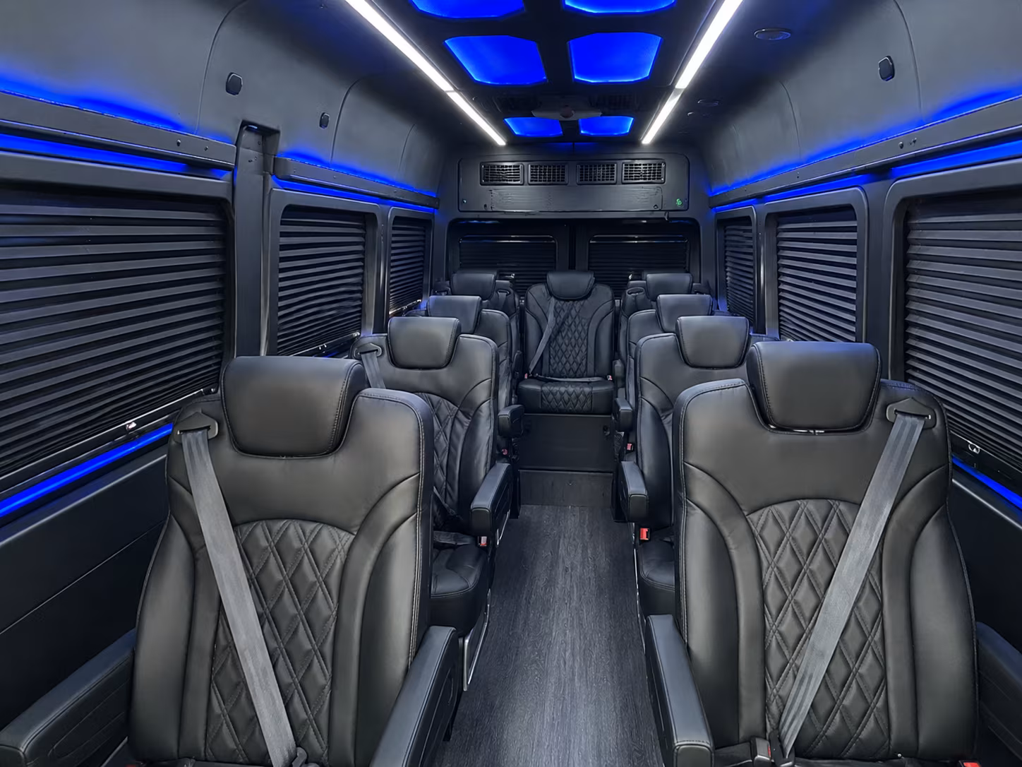 salem 15 passenger sprinter van interior
