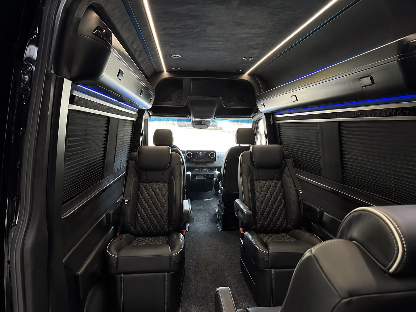 salem 18 passenger sprinter van interior