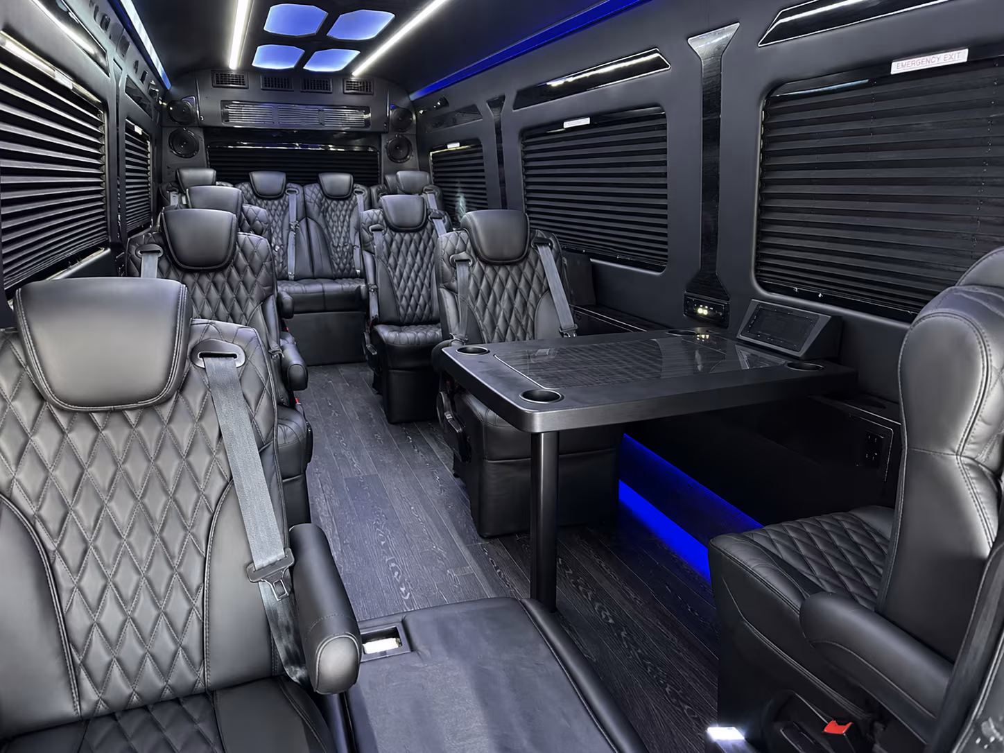 salem 8 passenger sprinter van inside
