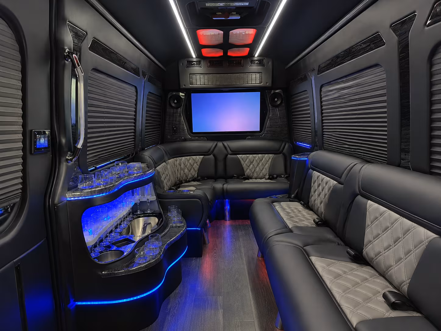 salem sprinter limousine inside