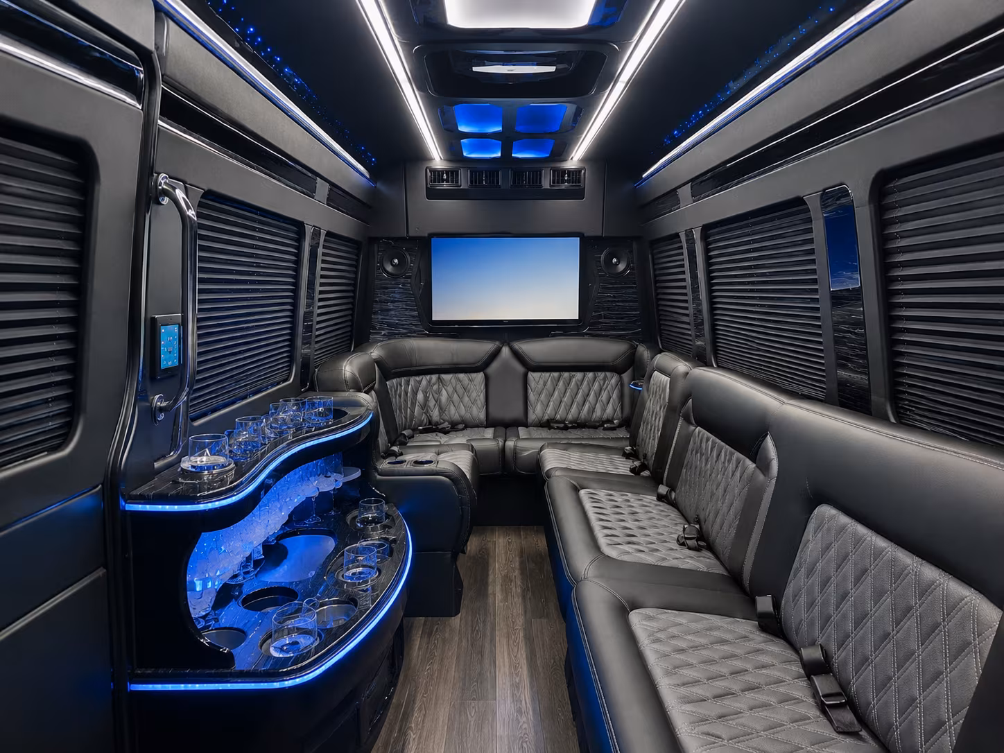 salem sprinter limousine interior